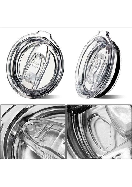 2x 20OZ Tumbler Yedek Kapaklar Dökülme Geçirmez Sıçrama Dirençli Kapakları Yeti Rambler ve Daha Fazla Bardak Fincanı Için Kapaklar (Yurt Dışından) fırsatları