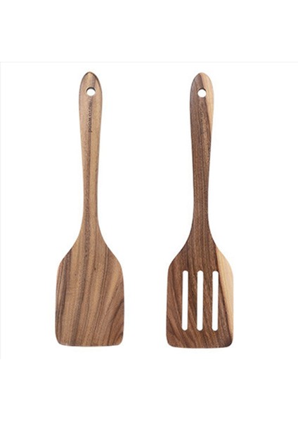 2x Musowood Tik Masif Ahşap Spatula Özel Pişirme Spatula Yapışmaz Tava Kızartma Spatula Süvari Spatula Mutfak Spatula (Yurt Dışından) fırsatları
