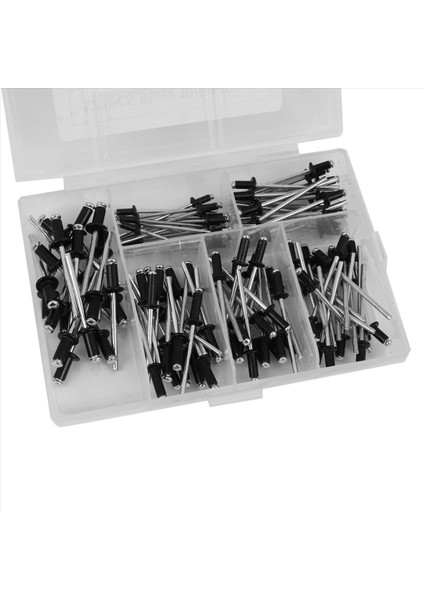 240PCS M2 4 M3 0 M3 2 M4 Siyah Alüminyum Perçinler Tırnak Dekorasyon Perçinleri Mobilya Ürün Yelpazesi Kiti HW078 (Yurt Dışından) indirimleri