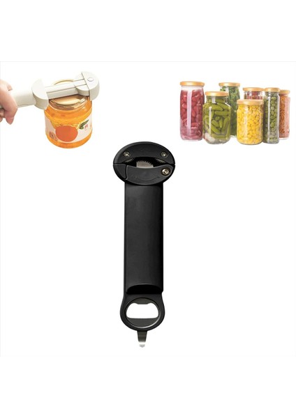 Kavan Açıcı Çok Fonksiyonlu Geri Çekilebilir Şişe Açıcı Ayarlanabilir Çok Fonksiyonlu Paslanmaz Çelik Açıcı Açıcı Siyah (Yurt Dışından) indirimleri