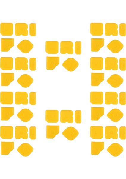 50PCS Scraper Aracı Kiti Grouting Set Sınırlama Mallı Grout Sökücü Silikon Silikon Dolgusu Düzenleme Spatula (Yurt Dışından)