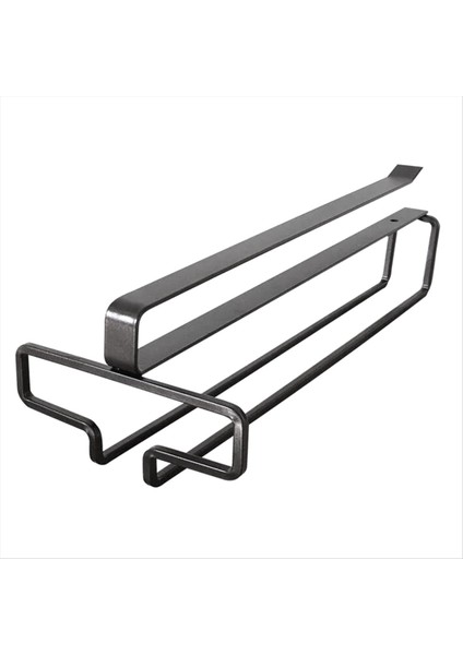 Şarap Camı Rafı Dolap Metal Şarap Tutucu Altında Stemware Raf Asma Şarap Camı Çıkar Raf Organizatör-B (Yurt Dışından)