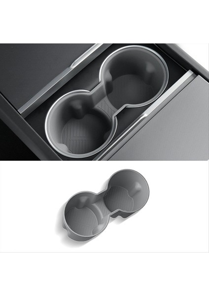 Tesla Için Gri Içecek Kupası Tutucu Yeni Model 3+ Merkezi Kontrol Koltuk Kutusu Sabit Su Kupası Yuvası Depolama Sahibi Model 3 Için (Yurt Dışından) indirimleri