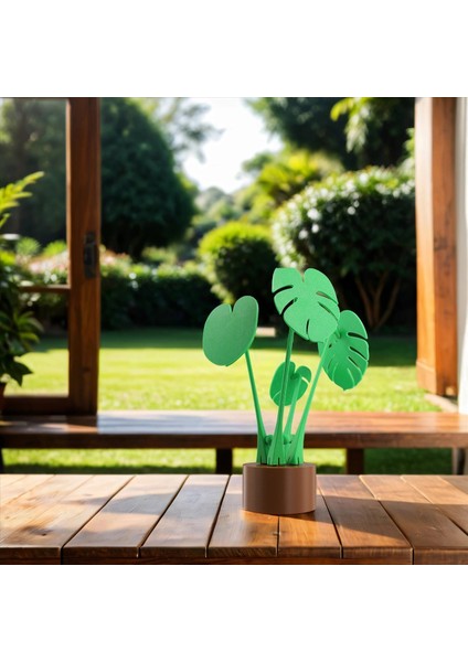 Monstera Plant - Coaster Seti - 3D Baskı - Mıknatısla Bağlı Yapraklar Monstera Plant A (Yurt Dışından) indirimleri