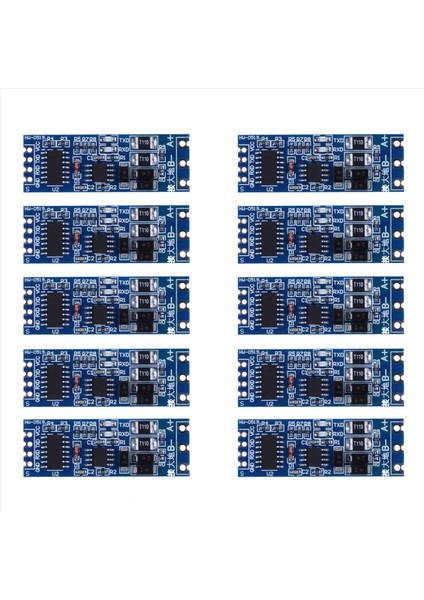 10X Ttl - RS485 Adaptör 485 Seri Port Uart Seviye Dönüştürücü Modülü 3 3V 5V (Yurt Dışından)
