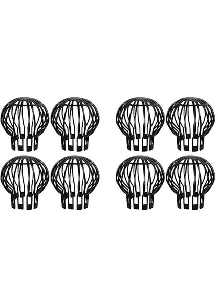 8pcs Oluk Koruyucusu Iniş Düşüşleri Filtre Süzgeçi Yaprak Enkaz Dallarını Önleyen Çatı Yosunları Boruları Tıkamasını Önleyen (Yurt Dışından)