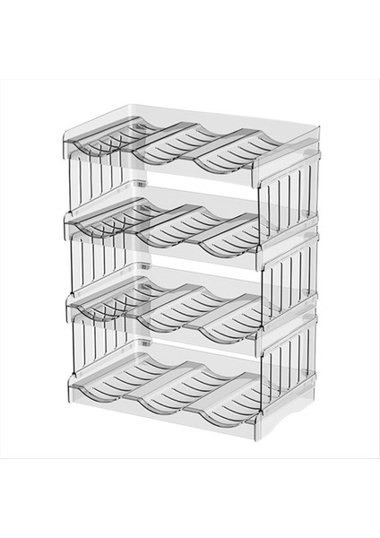 Kupa Aksesuarları Için Dolap Için Tutlu Istiflenebilir Kupa Organizatörü 40 Oz Tumbler Için Su Şişesi Organizatörü 4 Kat (Yurt Dışından)