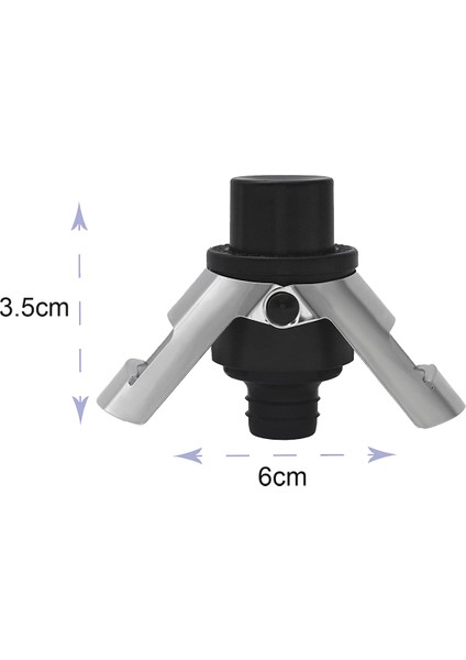 Paslanmaz Çelik Tıpası Pompa ile Şişe Tıpası Köpüklü Şarap Şişeleri Için Uygun (Yurt Dışından) fiyatları