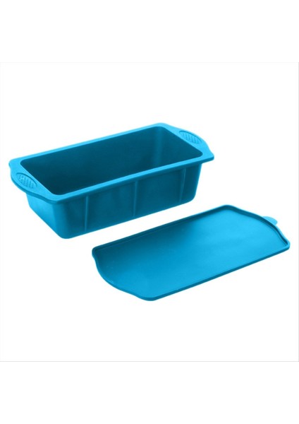 Mavi Silikon Buz Batamı Buz Küp Kalıp+Kapak Yeniden Kullanılabilir Buz Küp Kalıp 4 Pound Yapabilir Ekstra Büyük Buz Küpü Buz Kutusu Kalıp (Yurt Dışından)