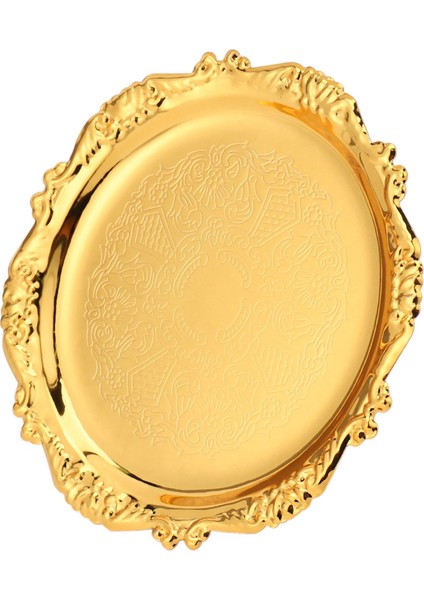 Seri 12 Parça Roller Coaster Creative Drink Coaster Dekoratif Çerçeve Koyu Çerçeve (Altın) Slip Metal Coaster (Yurt Dışından) indirimleri