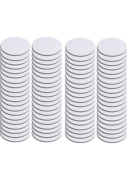 80PC Süblimasyon Boş Fincan Bardak Altlıkları Toplu 4x4 Inç Yuvarlak Boş Fincan Paspas Kauçuk Süblimasyon Için Isı Pres Baskısı (Yurt Dışından)