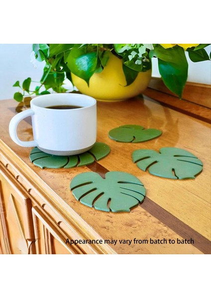 Monstera Coasters Bitki Kaymaz Bardak Altlıkları Monstera Coaster Seti Tropikal Yaprak Bitki Bardak Altlıkları Ev Dekorasyonu (Yurt Dışından) modelleri