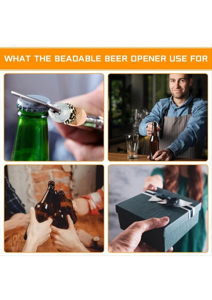 6 Adet Boncuklu Bira Açıcı Yeniden Kullanılabilir Şişe Açıcı Dekoratif Boncuklu Şişe Açıcı Barmenler Için Diy Boncuk Şişe Açıcı (Yurt Dışından) fırsatları