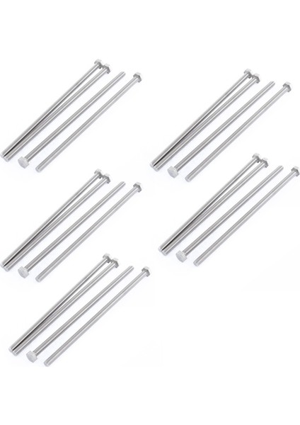 M6 x 150MM Tamamen Dişli Paslanmaz Çelik Altıgen Vida Cıvatası 20 Adet (Yurt Dışından)