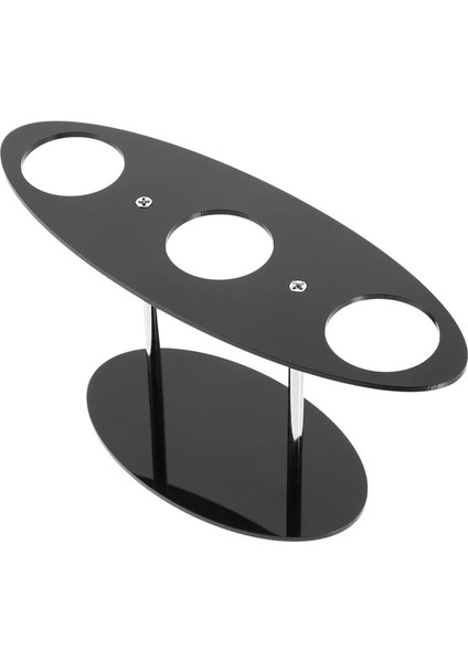 Akrilik Dondurma Koni Tutucu Charcuterie Food Cone Tutucu Waffle Koni Tutucu Standı 3 Delik Siyah (Yurt Dışından) fiyatları