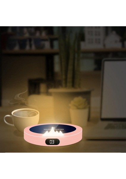 Akıllı Kahve Kupa Isıtıcıları 10W Hızlı Isıtma 3 Aşamalı Sıcaklık Kontrolü Taşınabilir Kupa Isıtıcı 8h Otomatik Kapatma-Pink (Yurt Dışından) modelleri