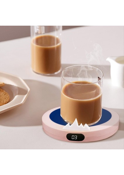 Akıllı Kahve Kupa Isıtıcıları 10W Hızlı Isıtma 3 Aşamalı Sıcaklık Kontrolü Taşınabilir Kupa Isıtıcı 8h Otomatik Kapatma-Pink (Yurt Dışından) indirimleri