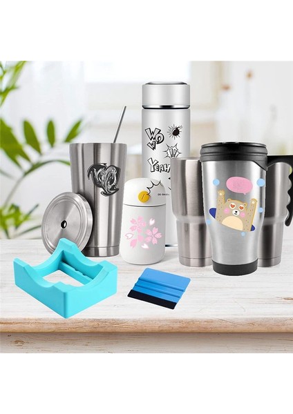 Vinil Çıkartmaların Uygulanması Için Malzemeler Hazırlamak Için Fincan Beşiği Kayma Önleme Önleyici Epoksi Için Bardak Beşikini (Yurt Dışından) indirimleri