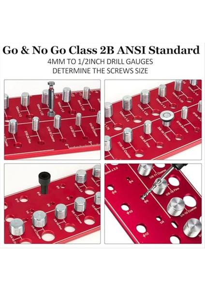 34 Somun ve Cıvata Iplik Denetleyicisi Iplik Denetleyicisi Standardı ve Metrik Plaka Duvar Montaj Vidalı Boyutlar ve Iplik Özellikleri (Yurt Dışından) fiyatları