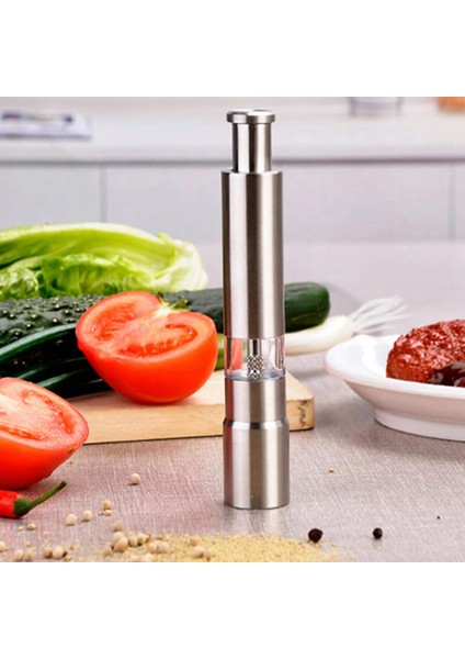 Tuz ve Karabiber Değirmeni Seti Paslanmaz Çelik Tuz ve Karabiber Öğütücü Dayanıklı Bir El Operasyonu Tuz ve Karabiber Değirmeni 4 Paket (Yurt Dışından) indirimleri