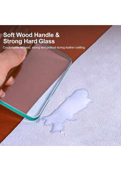 Cam Slicker Ceviz Saplı Deri Cam Burnisher Profesyonel Blok Düzeltme Aracı (Yurt Dışından) fırsatları