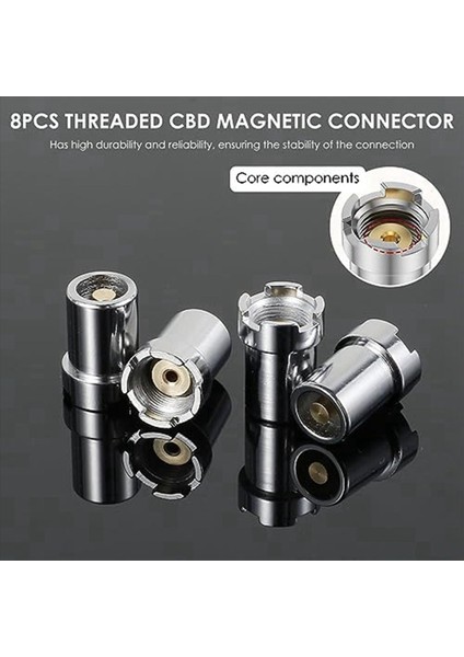 Konektörler 510 Adaptör Manyetik Adaptör Iş Parçacığı Adaptör Kiti (16PCS) (Yurt Dışından) indirimleri