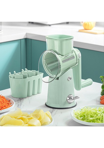 5 Değiştirilebilir Bıçak Çok Fonksiyonlu Patates ve Turp Dilimleme ve Dilimleme Makinesi ile Saplı Peynir Rahibi (Yurt Dışından) modelleri