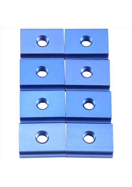 8 Adet M8 T Tip Parça Kaydırıcısı 30/45 Tip Kelepçe Vidalı Groove Freader Ahşap Işleme Aracı Mavi (Yurt Dışından) modelleri