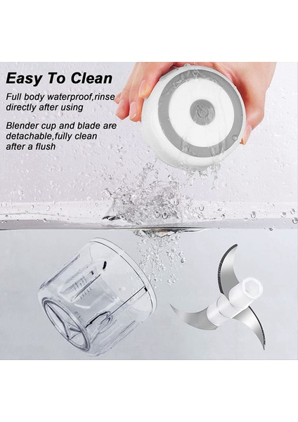 250ML Mini USB Elektrikli Et Kıyıcı Sarımsak Kıyıcı Şarj Edilebilir Kırıcı Gıda Işçisi Yeşil (Yurt Dışından) modelleri