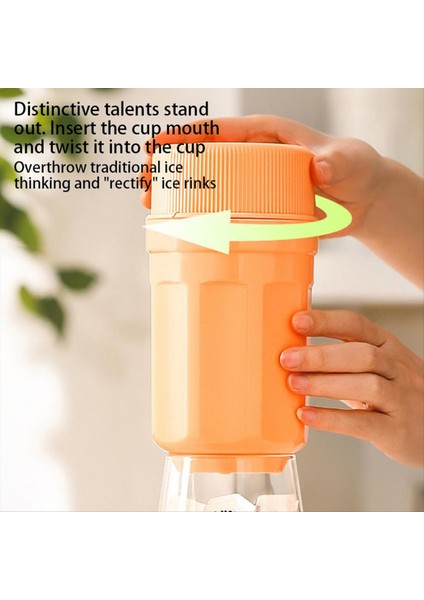 Dönen Buz Izgara Buz Bloğu Kalıp Buz Yapımı Kupa Hanehalkı Buz Kutusu Buz Maker Gıda Güvenli Malzeme Koku Yok Beyaz (Yurt Dışından) fırsatları