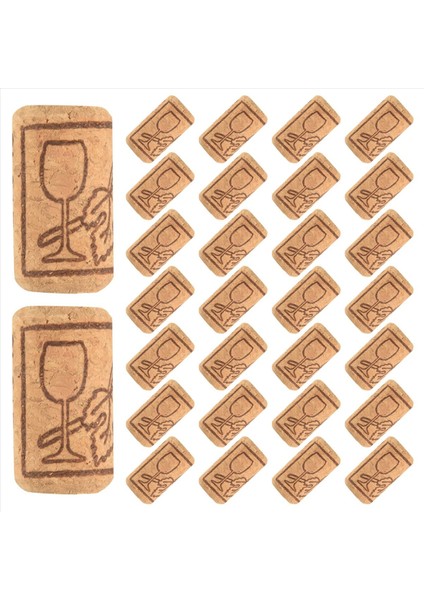 Şarap Mantıkları Ahşap Cork Şarap Şişeleri Dıy Dekorasyon ve Hobiler Için Ahşap Şarap Müşterileri Için Doğal Mahkemeler Için Cork (Yurt Dışından) fırsatları