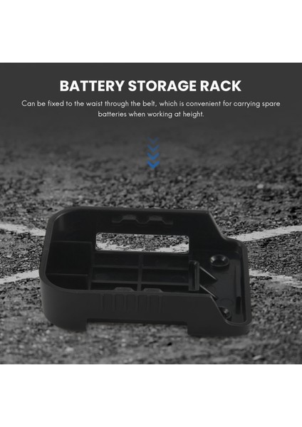 5pcs Pil Depolama Rafı Pil Tutucu Makita 18V Sabitleme Cihazları (Siyah) (Yurt Dışından) modelleri