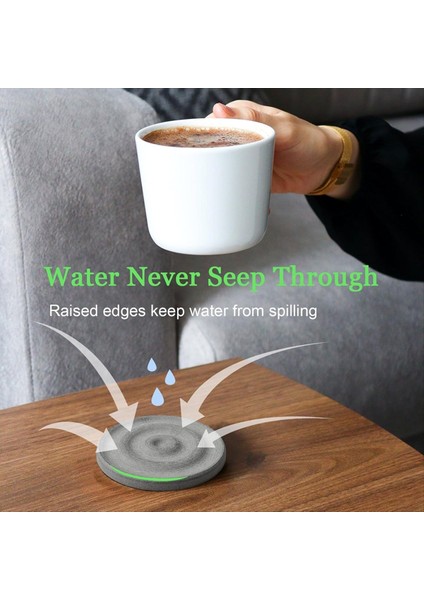6 Adet Anlık Kuru Taş Bardak Altlıkları Içecekler Için Doğal Diyatomlu Toprak Masa Bardak Altlıkları Kurutma Taş Emici Bardak Altlıkları (Yurt Dışından) modelleri
