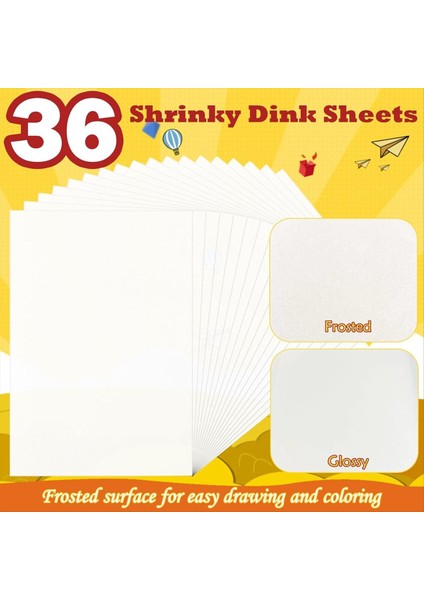 Shrink Paper + Aksesuarları ile Anahtarlık Kiti Shrinkart Shrink Plastik Sayfası Dıy / Yüzükler / Anahtarlıklar Için Shrink Film Kiti (Yurt Dışından) fiyatları