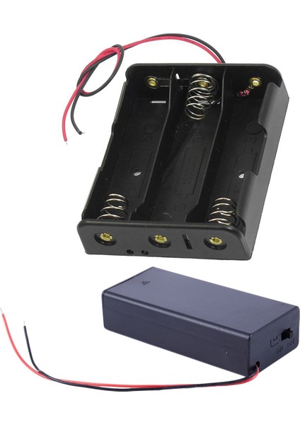 Seri 3 7V Düz Uçlu Pil Tutucu 3 x 18650 Piller ve 3 7V 2x 18650 Pil Tutucu Bağlayıcı Depolama Çantası (Yurt Dışından) fiyatları