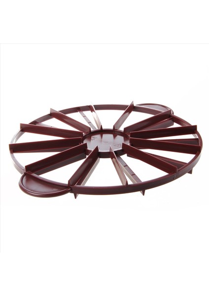 2x Kek Bölücü Dilim Pasta 10/12 Adet Eşit Porsiyon Işaretleyici Bölücü Koyu Kırmızı (Yurt Dışından) modelleri