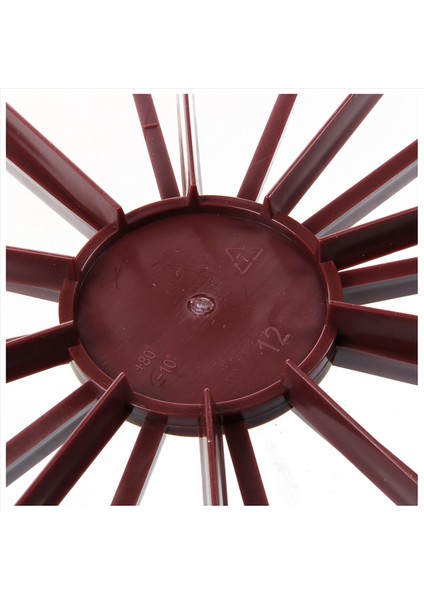 2x Kek Bölücü Dilim Pasta 10/12 Adet Eşit Porsiyon Işaretleyici Bölücü Koyu Kırmızı (Yurt Dışından) indirimleri