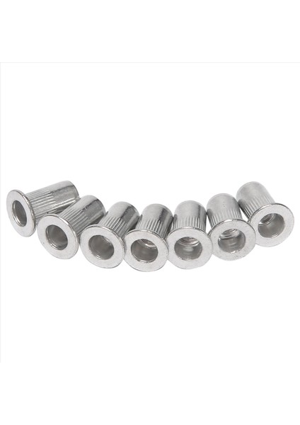 M5 Alüminyum Düz Kafa Perçin Somun Ekleme Somunları Gümüş Ton 60PCS (Yurt Dışından) modelleri