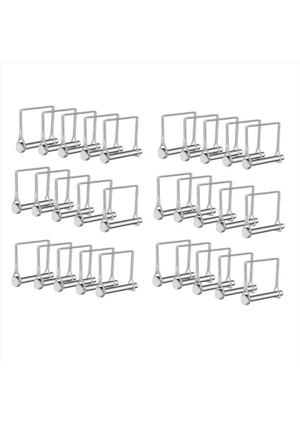 Römork Kilit Pimleri 30 Pcs Pto Pim Mili Kilitleme Pimi 1/4 Pın Pın Hıtch Pın Kilit Kilit Pın Güvenlik Kullanucu Pın 1/4 x 2-3/4inch (Yurt Dışından)