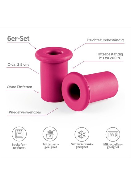 Muffin Kek Deliği Diy Pasta Cupcake Özetini Kaldırın Piston Kesici Pişirme Dekorasyon Kazma Delikleri 6pcs (Yurt Dışından) fiyatları