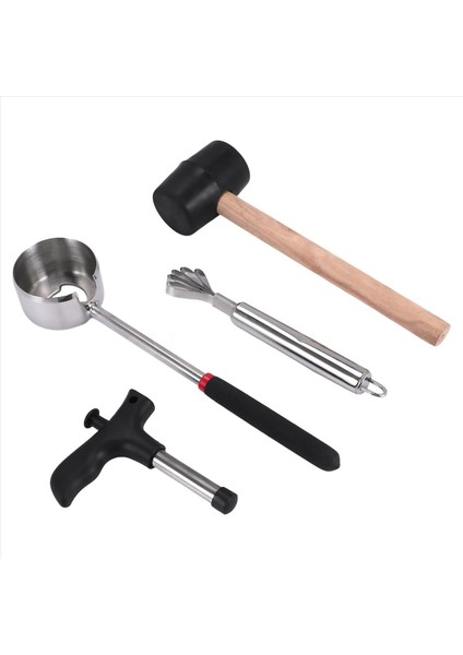 4pcs Hindistancevizi Açıcı Alet Paslanmaz Çelik Hindistan Cevizi Açıcı Matkap Kesme Deliği Alet Meyve Açıcıları Araçlar Dayanıklı (Yurt Dışından) modelleri