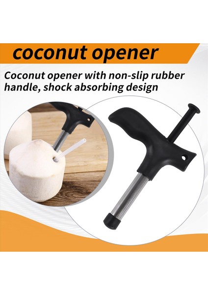 4pcs Hindistancevizi Açıcı Alet Paslanmaz Çelik Hindistan Cevizi Açıcı Matkap Kesme Deliği Alet Meyve Açıcıları Araçlar Dayanıklı (Yurt Dışından) fırsatları