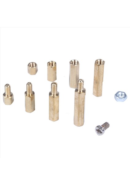 M3 Erkek-Female Hex Pirinç Standoff Cıvata Vidalı Somun Anakart Çiftlik Kiti Mount 360PCS (Yurt Dışından) indirimleri