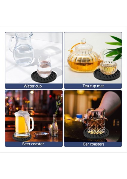 4pcs Coasters Masa Için Bardak Altlıkları Tüm Bardaklar Için Kaymaz Isıya Dayanıklı Bardak Altlıkları Evler ve Çubuklar Için (Yurt Dışından) modelleri