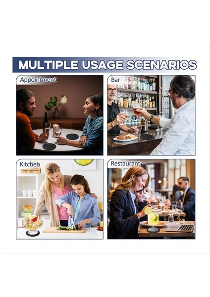 4pcs Coasters Masa Için Bardak Altlıkları Tüm Bardaklar Için Kaymaz Isıya Dayanıklı Bardak Altlıkları Evler ve Çubuklar Için (Yurt Dışından) fırsatları