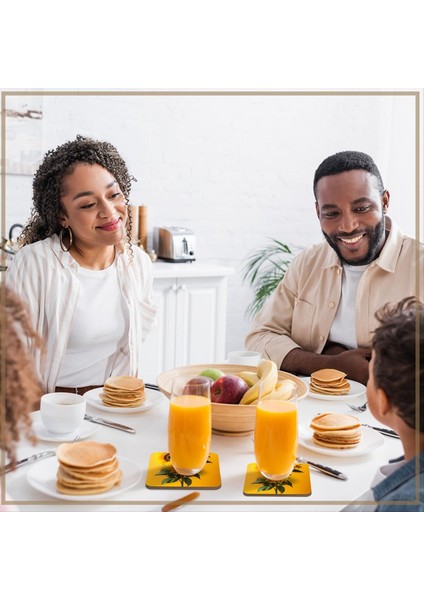 24 Adet Süblimasyon Bardak Altlıkları 4 x 4inch Contboard Coaster Cork ve Mdf Boş Süblimasyon Arabası Bardak Altlıkları (Yuvarlak Kare) (Yurt Dışından) indirimleri