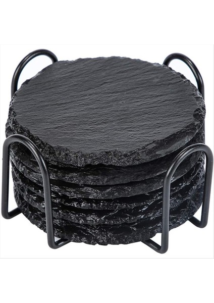 Taş Coaster 10CM Yuvarlak Cam Coaster Içecekler Kupalar Çubuklar Gözlükler Için Uygun Pratik Standı (Yurt Dışından)