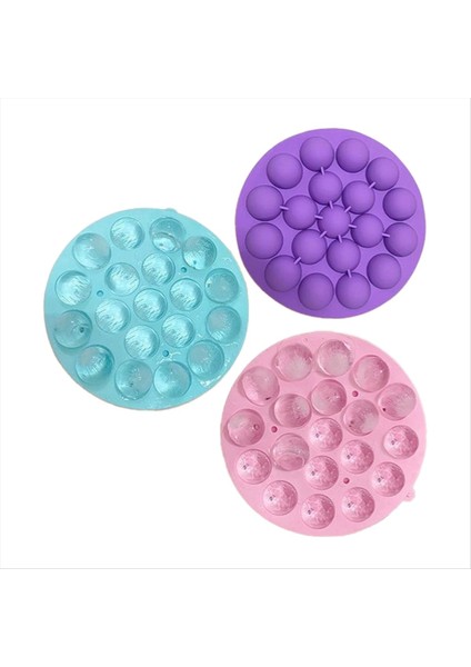 3pcs Buz Üreticisi Dondurucu Buz Üreticisi Tepsisi Yeniden Kullanılabilir Silikon Kalıplar Benzersiz Şekiller Esnek Pişirme Kalıbı (Yurt Dışından)