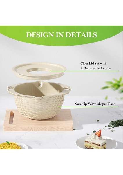 Karıştırma Kasesi Seti - Mutfak Gıda Süzgeçleri ve Kolanlar Için Süzgeçler Makarna Süzgeç Ana Sayfa Essential A (Yurt Dışından) fiyatları