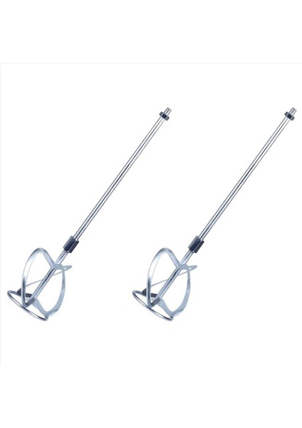 2x Boya ve Çamur Karıştırıcı Karıştırma Çubuğu Matkap Ajitatörü Karıştırma Çubuğu Beton Harç Mixer Gümüş (Yurt Dışından)